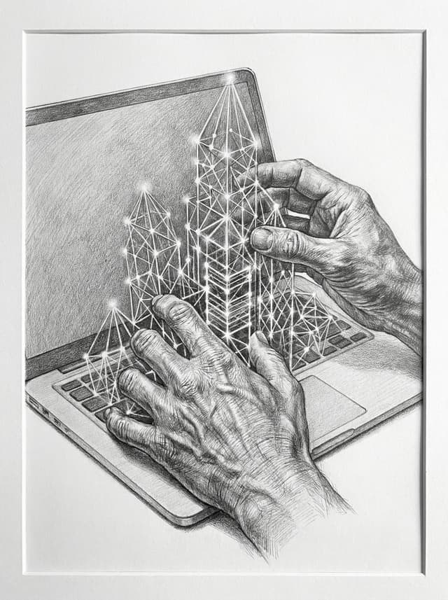 The Builder — AI Disruption Archetype illustration